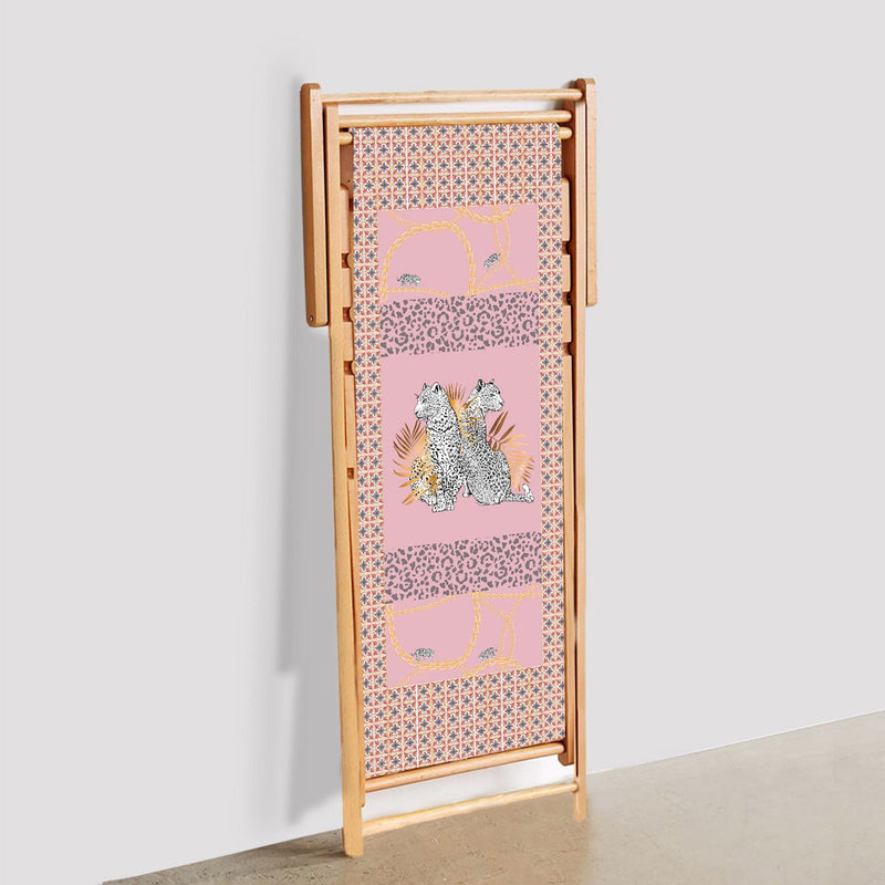 Pinky Katlanabilir Şezlong Katlanır Ahşap Lounge Chair Bonvagon