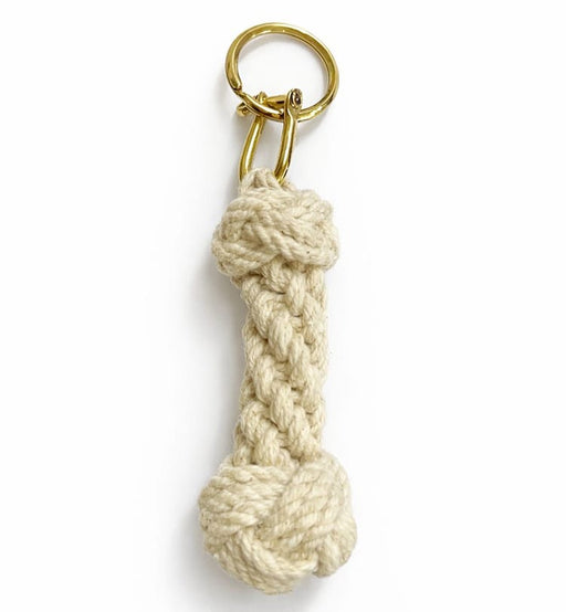 Pirinç Örgü Halat Anahtarlık Bonvagon