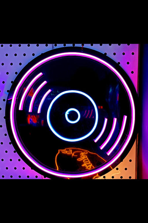 Plak Şeklinde Neon Led Işıklı Tablo Duvar Dekorasyon Bonvagon