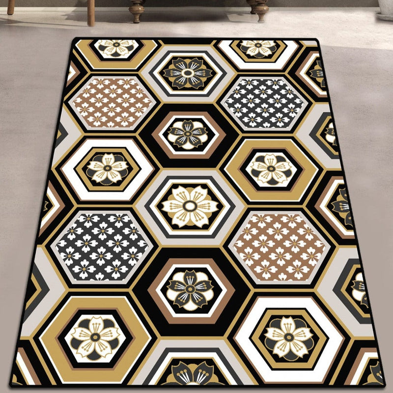 Polen Dijital Baskılı Halı, Kaymaz Taban, Yıkanabilir Bonvagon