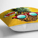 Pop Art Temalı Ananas Özel Tasarım Yastık Kırlent Kılıfı 43x43cm Bonvagon