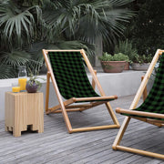 Pots 3 Katlanabilir Şezlong Katlanır Ahşap Lounge Chair