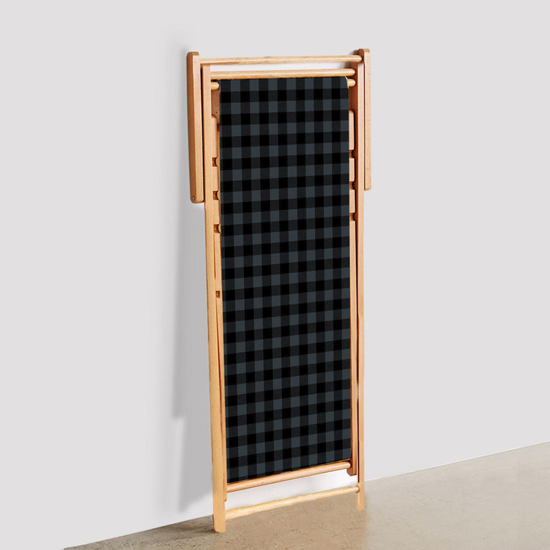 Pots Grey Katlanabilir Şezlong Katlanır Ahşap Lounge Chair Bonvagon