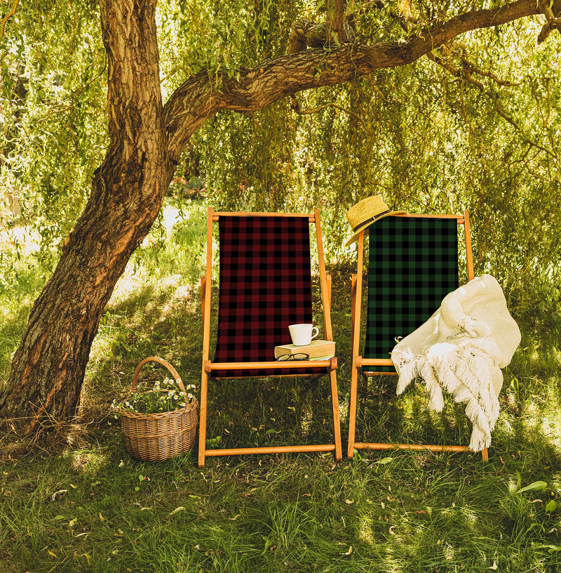 Pots Katlanabilir Şezlong Katlanır Ahşap Lounge Chair