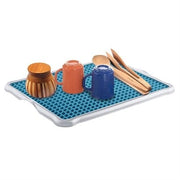 Pratik Lavabo Tezgah Üstü Bulaşık Kurutmalığı Süzmatik 22x40 cm Bonvagon