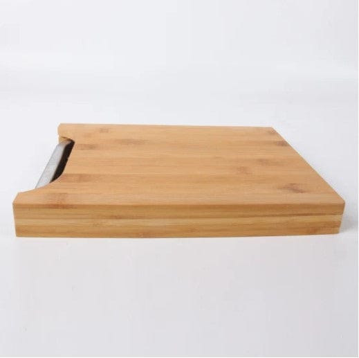 Pratik Tepsili Ahşap Kesme Tahtası Bonvagon