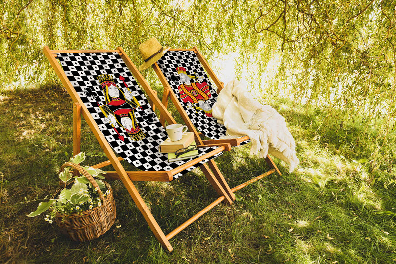 Princess Katlanabilir Şezlong Katlanır Ahşap Lounge Chair