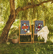 Princess Katlanabilir Şezlong Katlanır Ahşap Lounge Chair