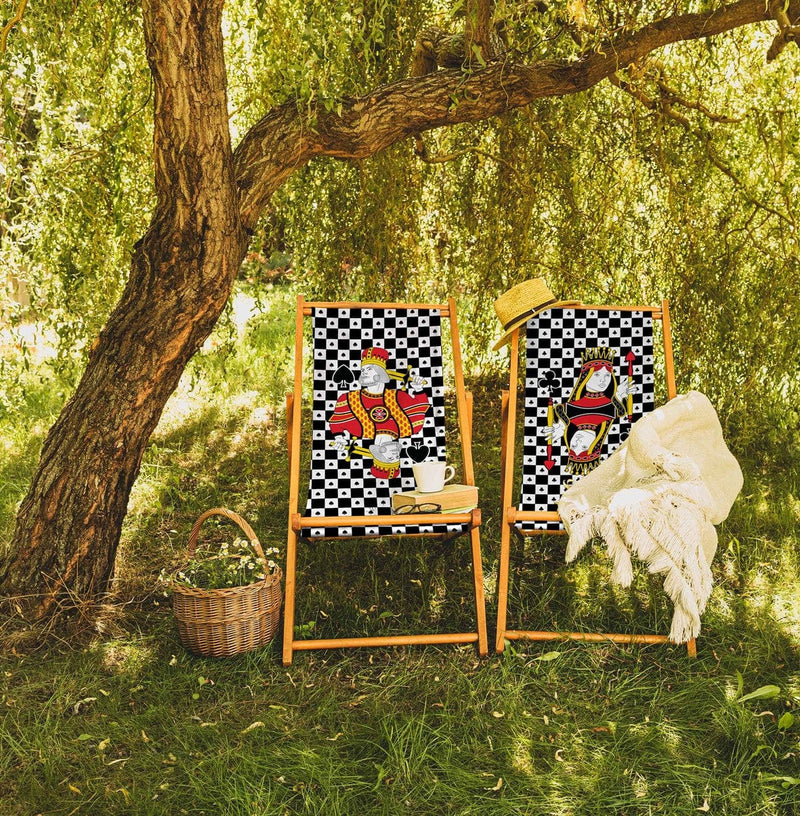 Princess Katlanabilir Şezlong Katlanır Ahşap Lounge Chair