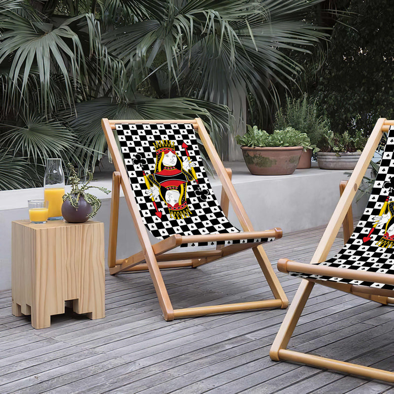 Princess Katlanabilir Şezlong Katlanır Ahşap Lounge Chair Bonvagon