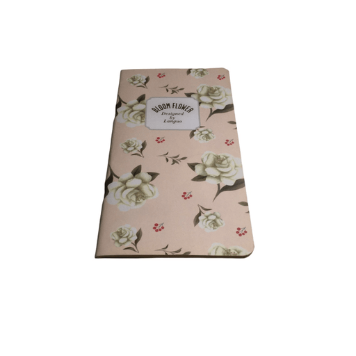 Pudra Çiçekli Defter 170x90mm Bonvagon