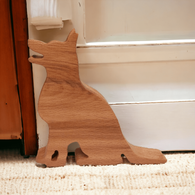 Puppy Dog Masif Ahşap Kapı Stoperi 16cm Bonwood Bonvagon