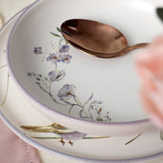 Purple Bloom Nordic Yemek Takımı 24 Parça 6 Kişilik Bonvagon