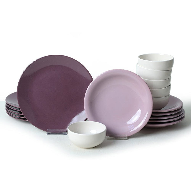 Purple Mix Yemek Takımı 18 Parça 6 Kişilik 031-451-498 Bonvagon