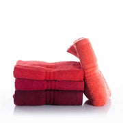 Rainbow 70 X140 4lü Havlu Seti Kırmızı Bonvagon