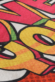 Red Love Dijital Baskılı 2li Set Banyo Halısı, Kaymaz Taban, Yıkanabilir Bonvagon