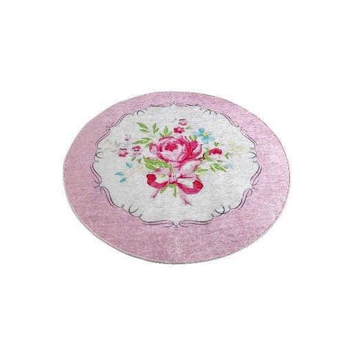 Rena Dijital Baskılı 100cm Banyo Halısı, Kaymaz Taban, Yıkanabilir Bonvagon