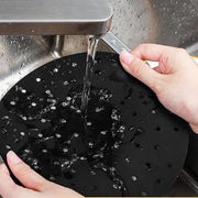 Renkli Isıya Dayanıklı Yıkanılabilir Silikon Fırın Ve Airfryer Yuvarlak Pişirme Matı 20 Cm Bonvagon