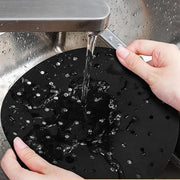 Renkli Isıya Dayanıklı Yıkanılabilir Silikon Fırın Ve Airfryer Yuvarlak Pişirme Matı 23 Cm Bonvagon