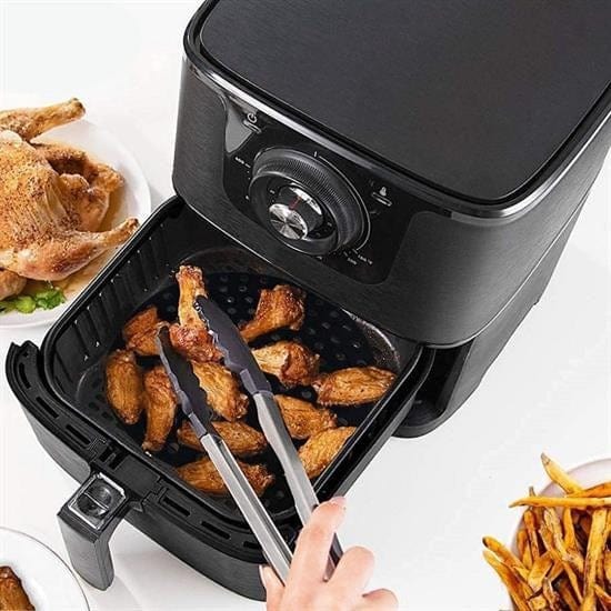Renkli Isıya Dayanıklı Yıkanılabilir Silikon Fırın Ve Airfryer Yuvarlak Pişirme Matı 23 Cm Bonvagon