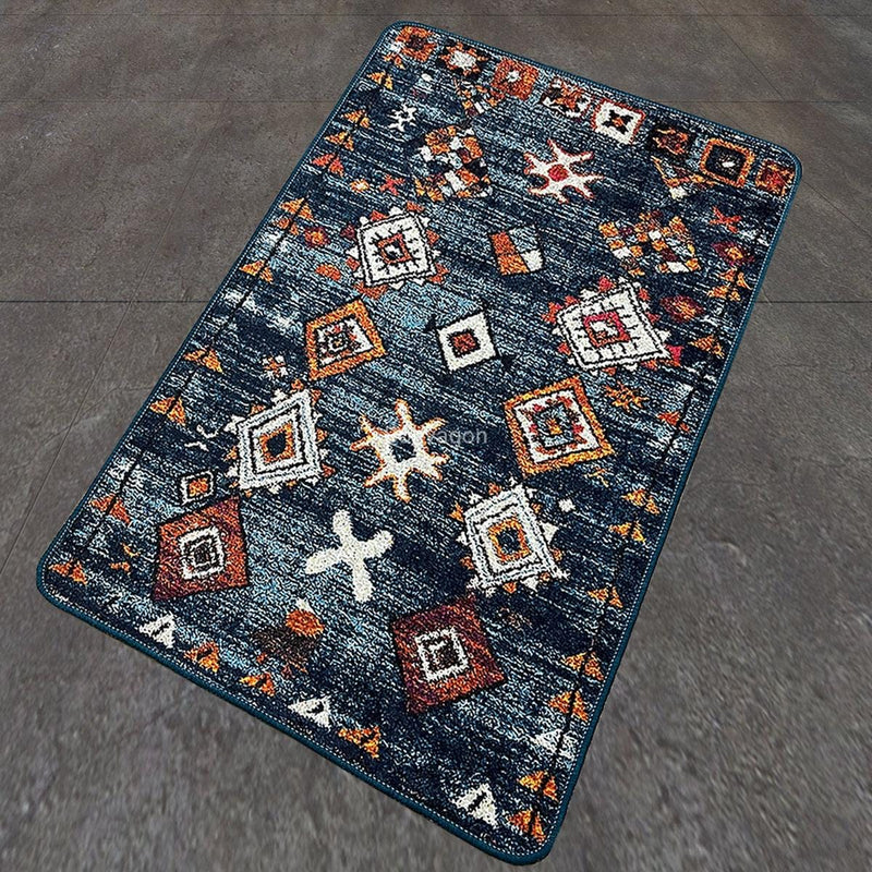 Ressal 70x120cm Dijital Banyo Halısı, Kaymaz Taban, Yıkanabilir Bonvagon