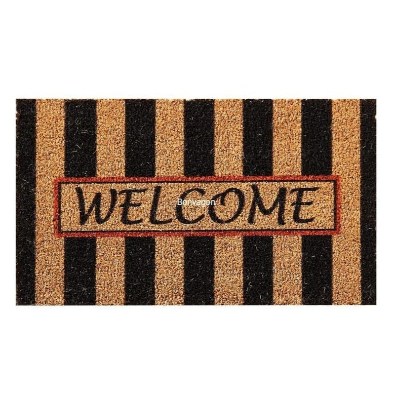 Retta Black Doğal Koko Hindistan Cevizi Kapı Önü Paspas 60x40cm