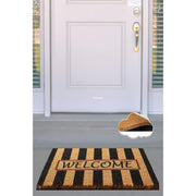 Retta Black Doğal Koko Hindistan Cevizi Kapı Önü Paspas 60x40cm Bonvagon