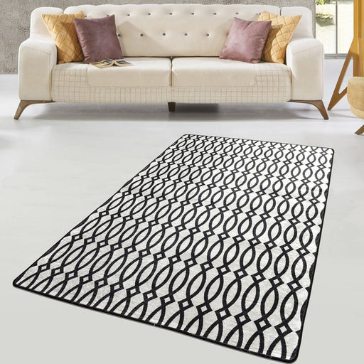 Rex Dijital Baskılı Dekoratif Halı, Kaymaz Taban, Yıkanabilir Bonvagon