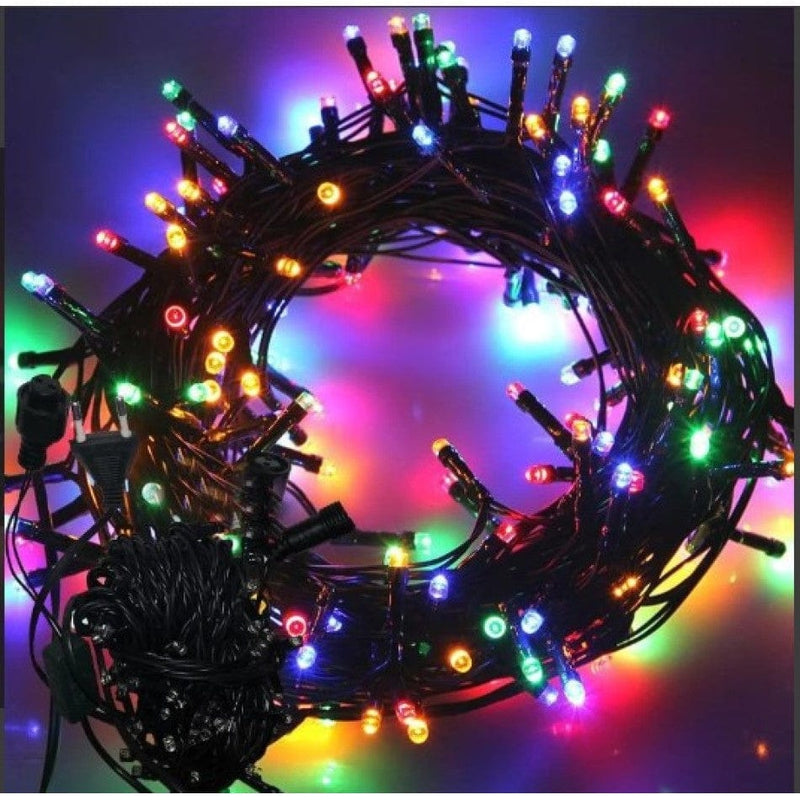 RGB Boncuk Lamba Siyah Kablo 10m 100 Led