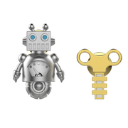 Robot and The Key Broş Pin Seti Bonvagon Metalmorphose