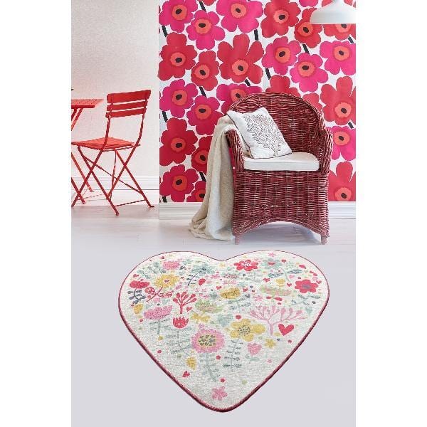 Romantico Dijital Baskılı Halı, Kaymaz Taban, Yıkanabilir Bonvagon