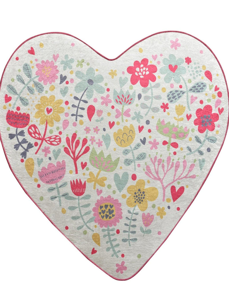 Romantico Dijital Baskılı Halı, Kaymaz Taban, Yıkanabilir Bonvagon