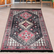 Rondine Renkli Dijital Baskılı Halı, Kaymaz Taban, Yıkanabilir Bonvagon