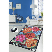 Rosaceus Dijital Baskılı Halı, Kaymaz Taban, Yıkanabilir Bonvagon