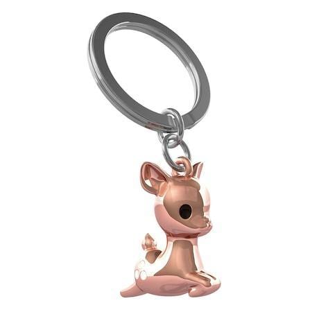 Rose Gold Geyik Anahtarlık Çelik Halkalı  Bonvagon Metalmorphose