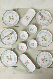 Rose Line Kahvaltı Takımı 12 Parça - 6 Kişilik Bonvagon