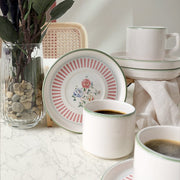 Rose Line Stackable Çay Takımı 12 Parça 6 Kişilik