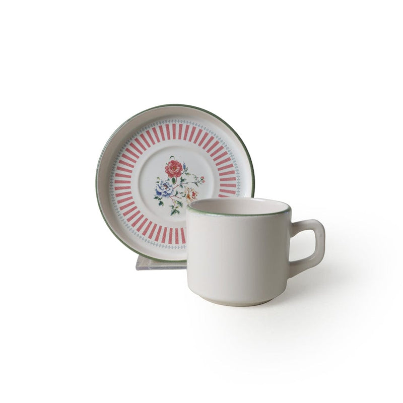 Rose Line Stackable Çay Takımı 12 Parça 6 Kişilik 22910-12 Bonvagon