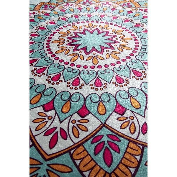 Royal Dijital Baskılı 100cm Banyo Halısı, Kaymaz Taban, Yıkanabilir Bonvagon