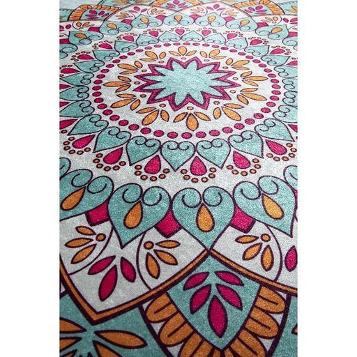 Royal Dijital Baskılı 100cm Banyo Halısı, Kaymaz Taban, Yıkanabilir Bonvagon