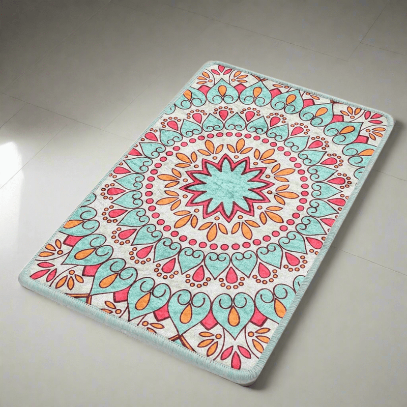 Royal Dijital Baskılı 40x60cm Banyo Paspas ve Halısı, Kaymaz Taban, Yıkanabilir Bonvagon