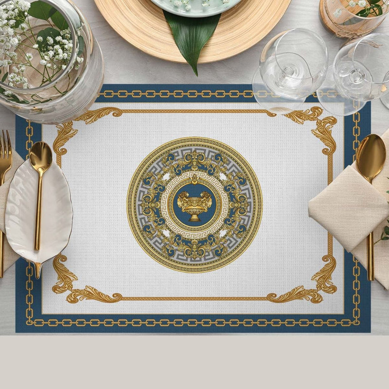 Royal Vase 4'lü İnce Keten Kumaş Amerikan Servisi 50x35cm Bonvagon