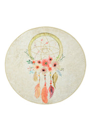 Rüya Dijital Baskılı 100cm Banyo Halısı, Kaymaz Taban, Yıkanabilir Bonvagon