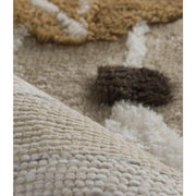 Rüya Kahve 3lü Set Banyo Halısı, Kaymaz Taban, Yıkanabilir Bonvagon