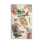 Safari Yıkanabilir Antibakteriyel Çocuk Halısı, Kaymaz Taban, Yıkanabilir Bonvagon