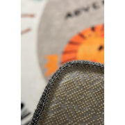 Safari Yıkanabilir Antibakteriyel Çocuk Halısı, Kaymaz Taban, Yıkanabilir Bonvagon