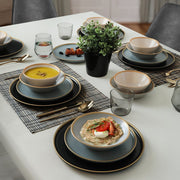 Safir Gri Yemek Takımı 6 Kişilik 24 Parça 624-995 Bonvagon