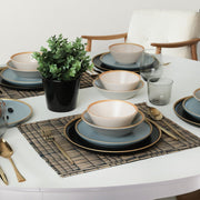 Safir Gri Yemek Takımı 6 Kişilik 24 Parça 624-995 Bonvagon