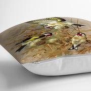 Saka Kuşlu Dijital Baskılı Dekoratif Yastık Kırlent Kılıfı 43x43cm Bonvagon