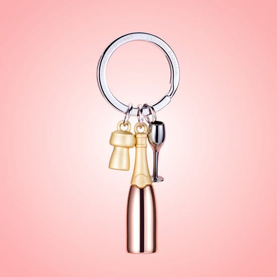 Şampanya Kadeh Anahtarlık Rose Bonvagon